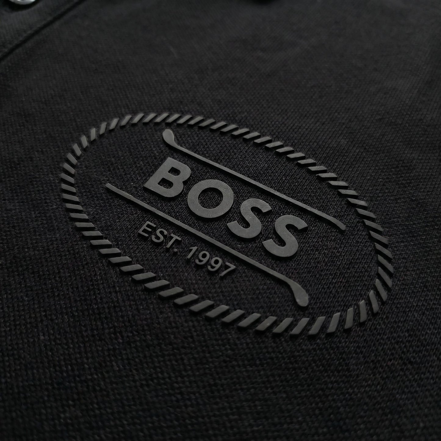 Camiseta 185024 Tipo Polo Negro para hombre
