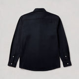 Camisa 50021 Manga larga  Negro para hombre