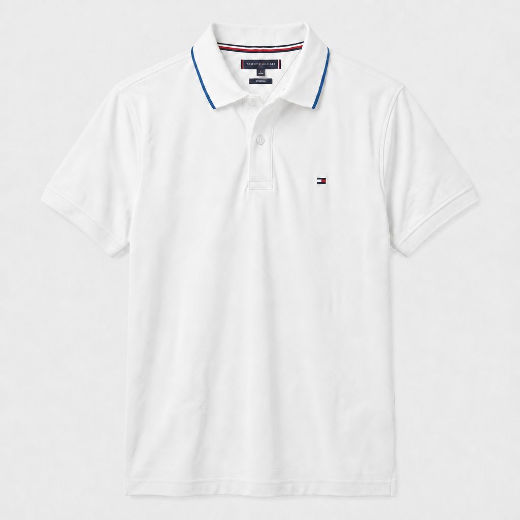 Camiseta 185043 Tipo Polo Blanco para hombre