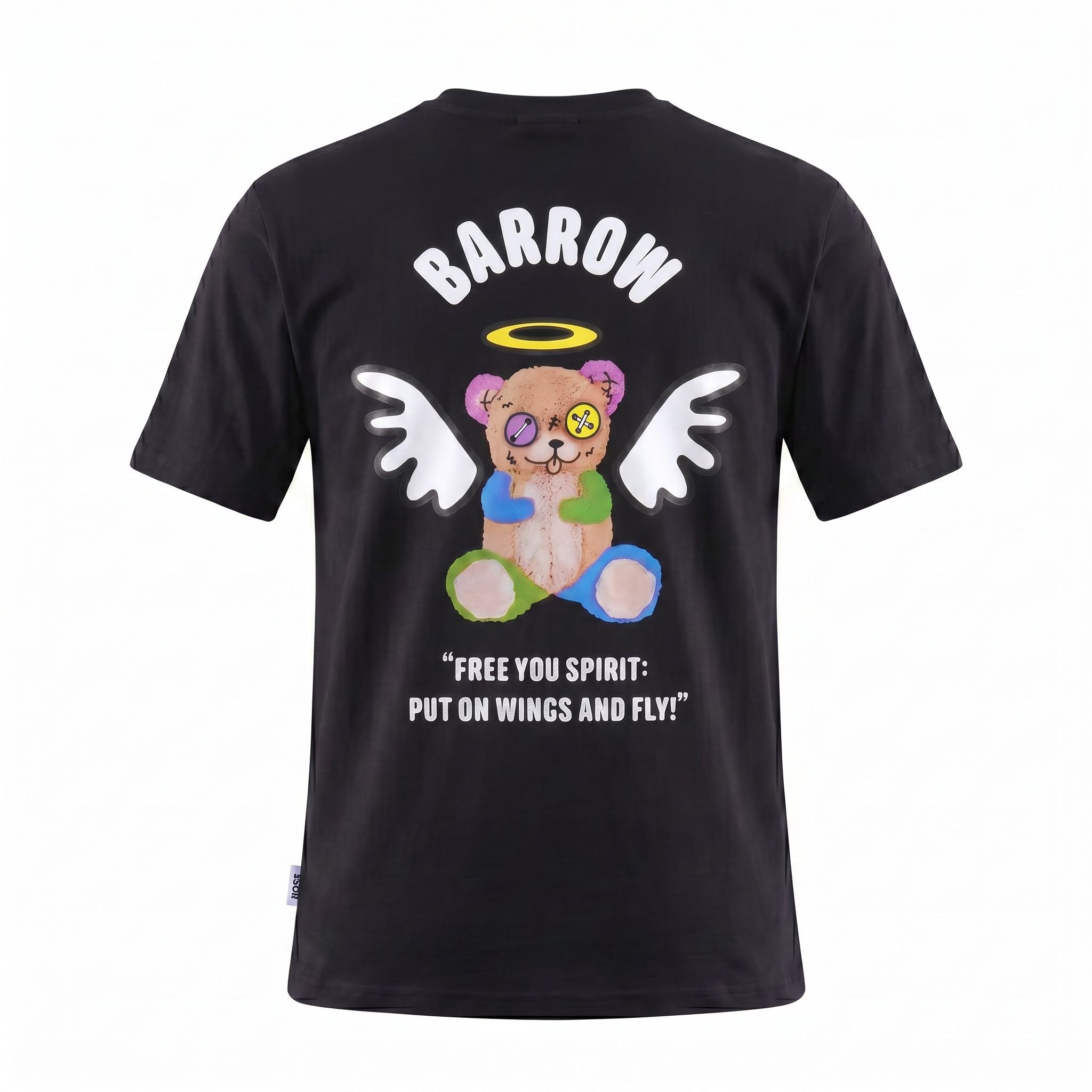Camiseta 661127 Estampada Negra para hombre