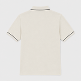 Camiseta 918017 Tipo Polo Crema para hombre