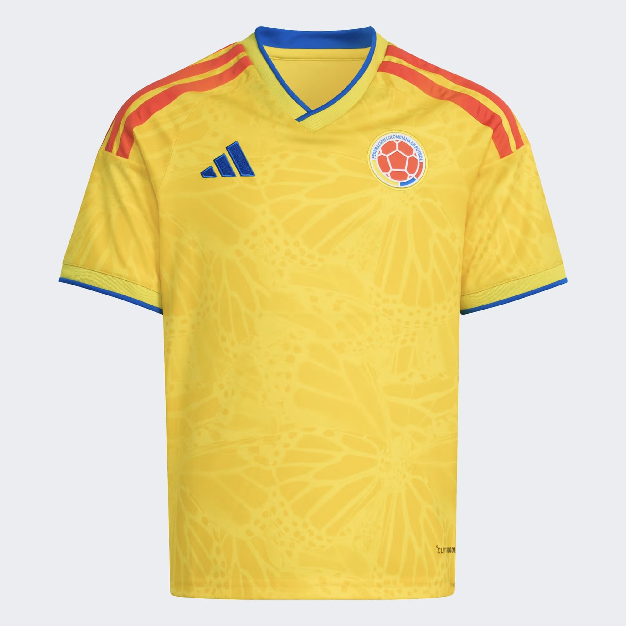 Camiseta ADS Colombia Amarilla Para Niños
