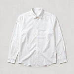 Camisa 50021 Manga larga Blanco para hombre