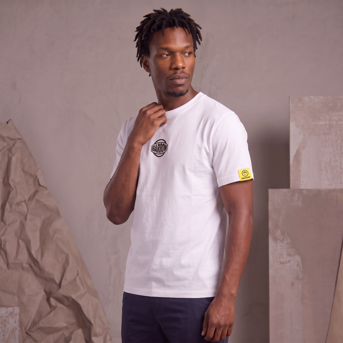 Camiseta 661106 Estampada Blanca Para Hombre
