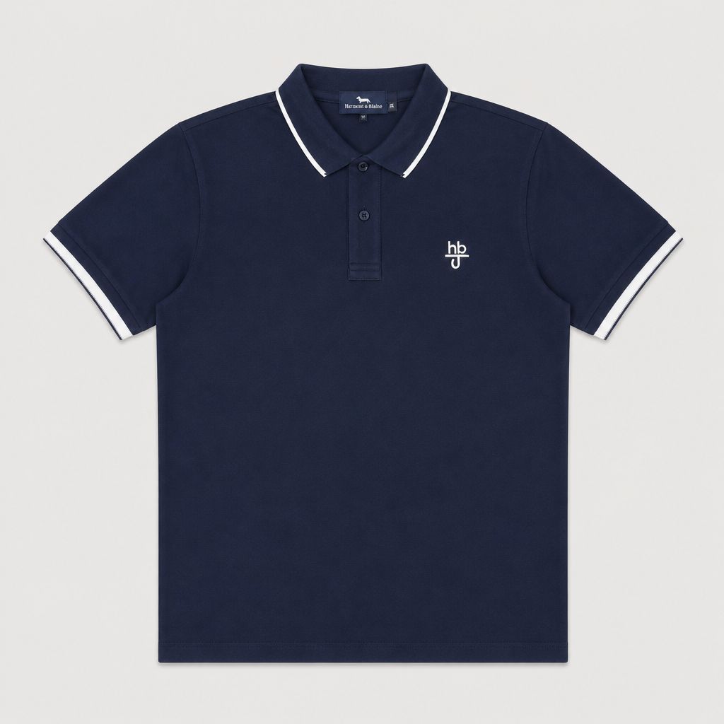 Camiseta 918053 Tipo Polo Azul Oscuro para hombre