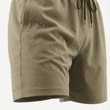 Pantaloneta Deportiva Básica Crema Para Hombre Ref. PAN08