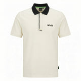 Camiseta 918006 Tipo Polo Crema para hombre