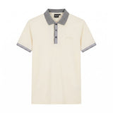 Camiseta 918013 Tipo Polo Crema para hombre