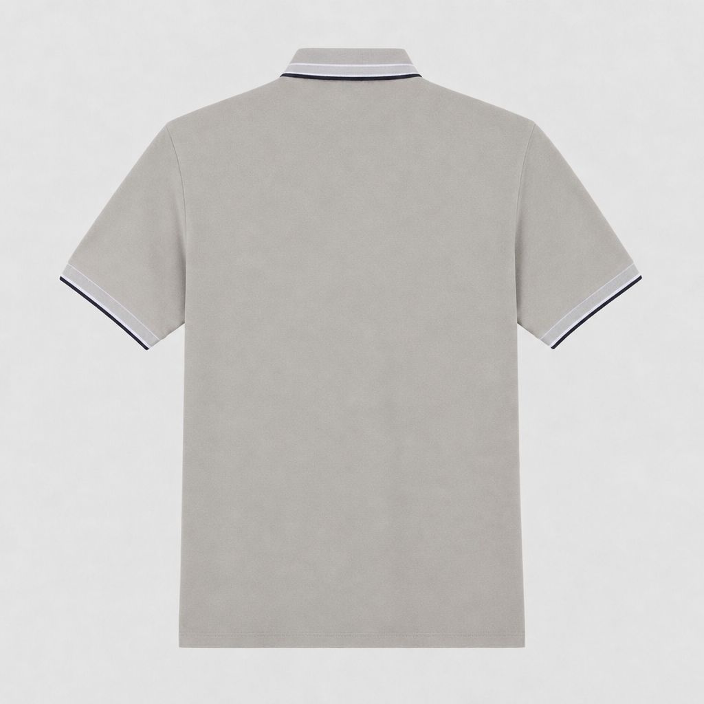 Camiseta 918014 Tipo Polo Gris para hombre