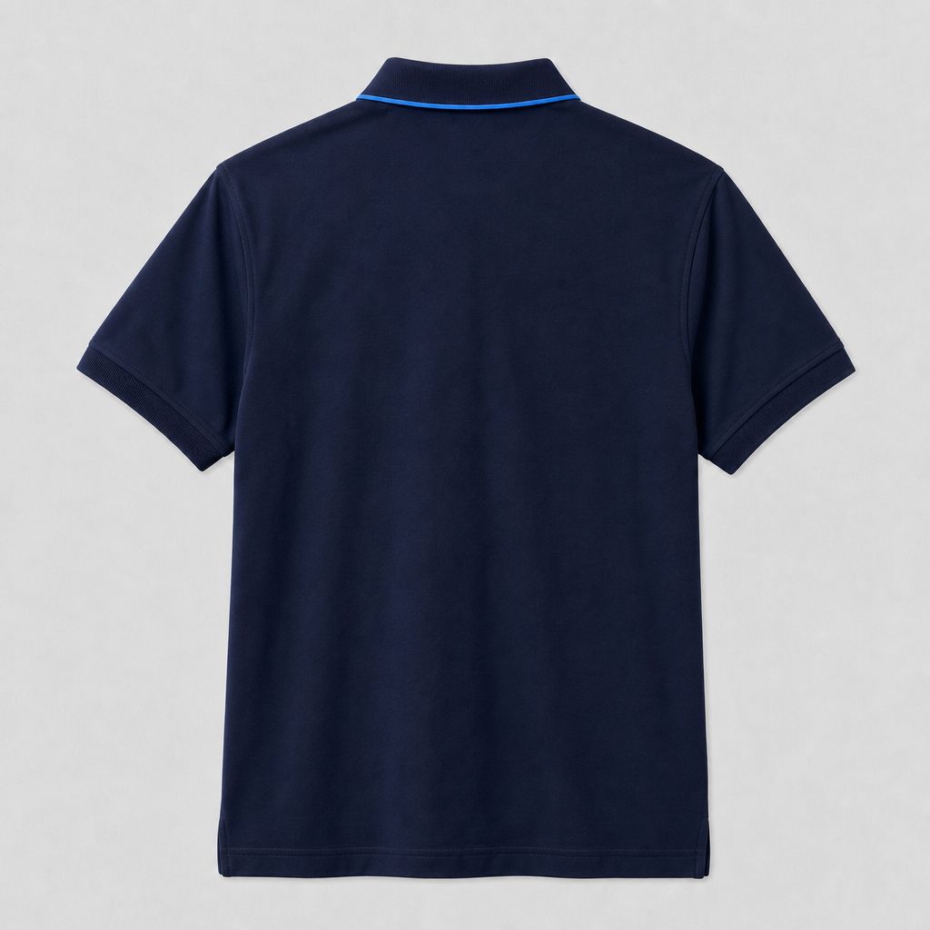 Camiseta 185043 Tipo Polo Azul Oscuro para hombre