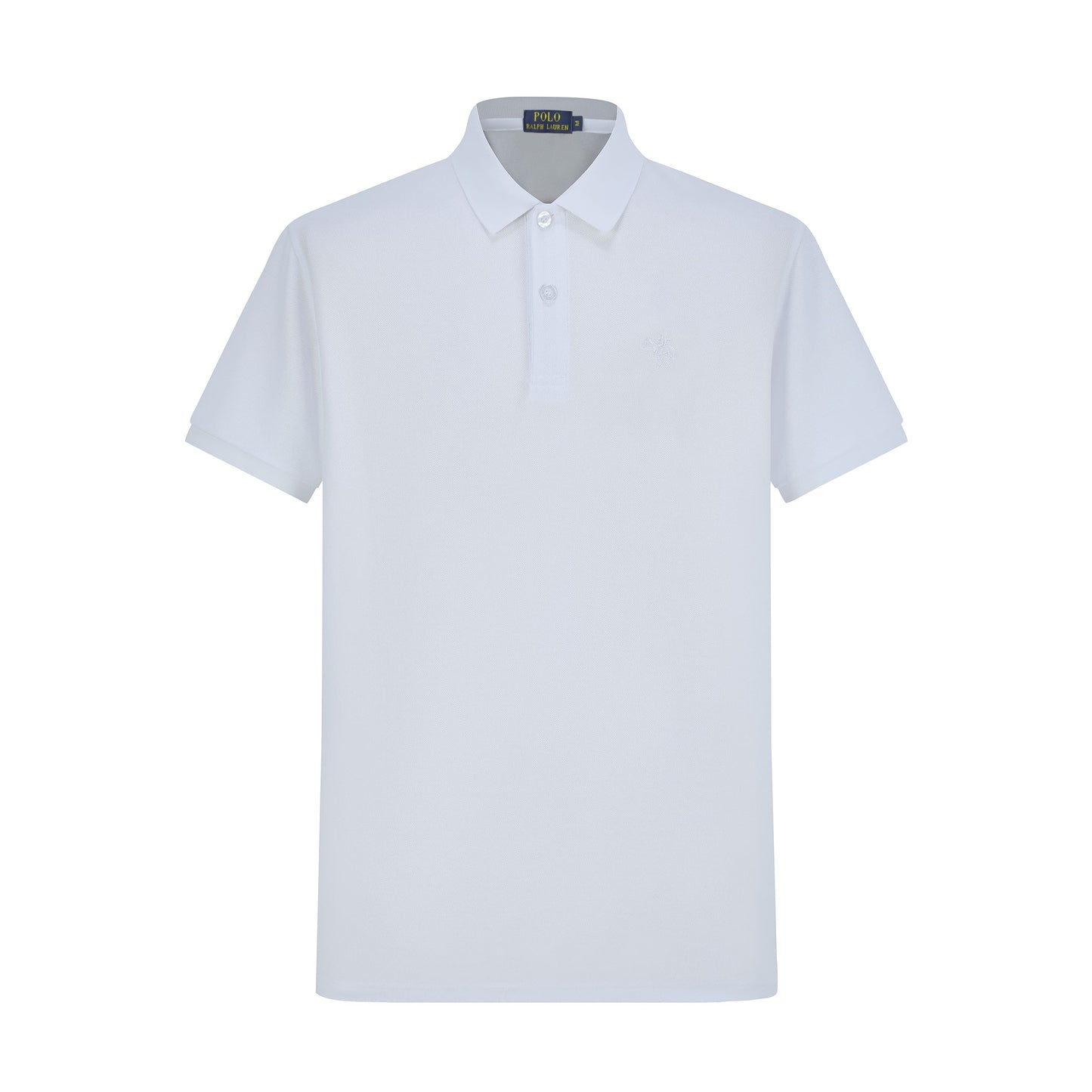 Camiseta 22550# Tipo Polo Blanca Para Hombre