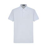 Camiseta 22550# Tipo Polo Blanca Para Hombre