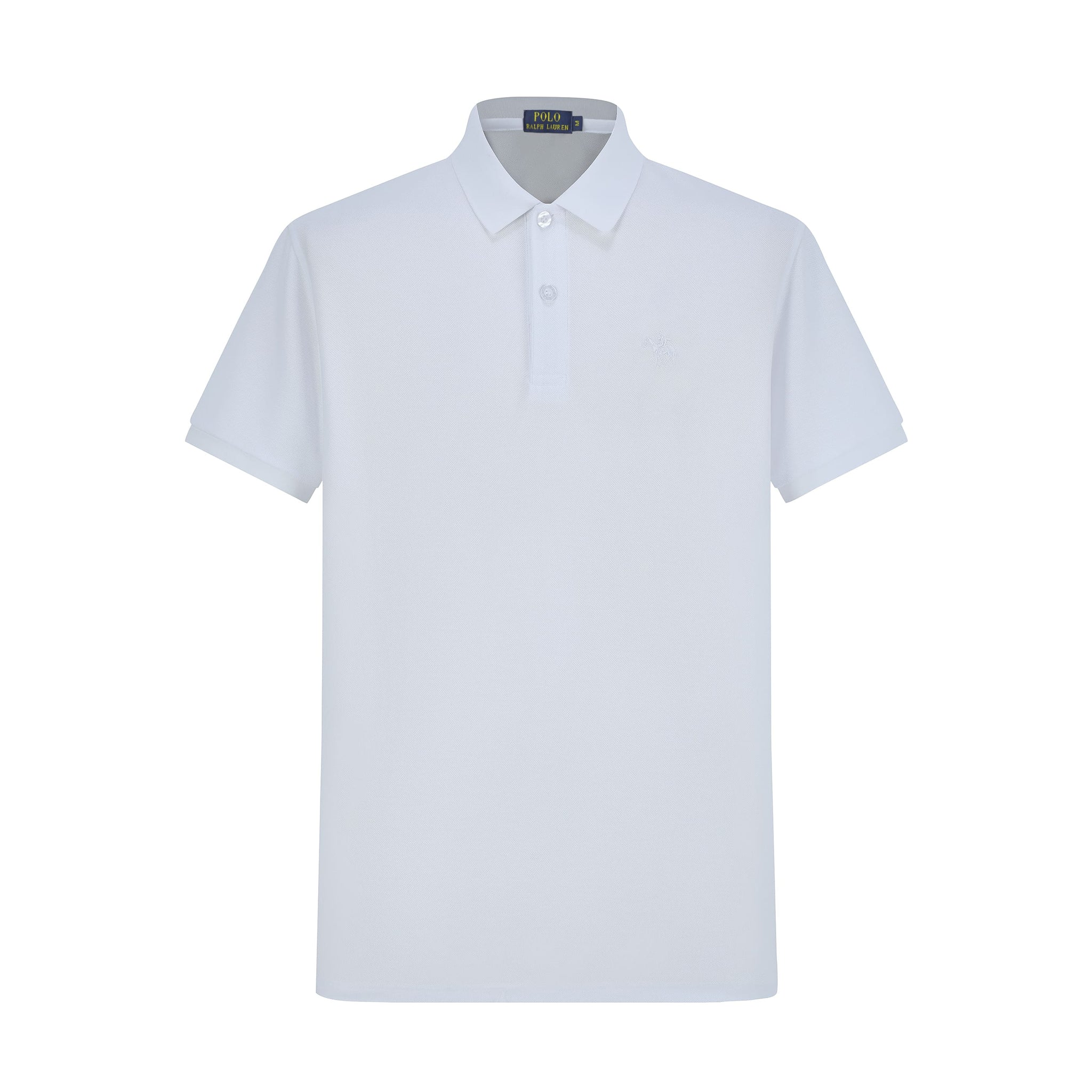 Camiseta 22550# Tipo Polo Blanca Para Hombre