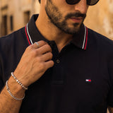 Camiseta 185049 Tipo Polo Negro para hombre
