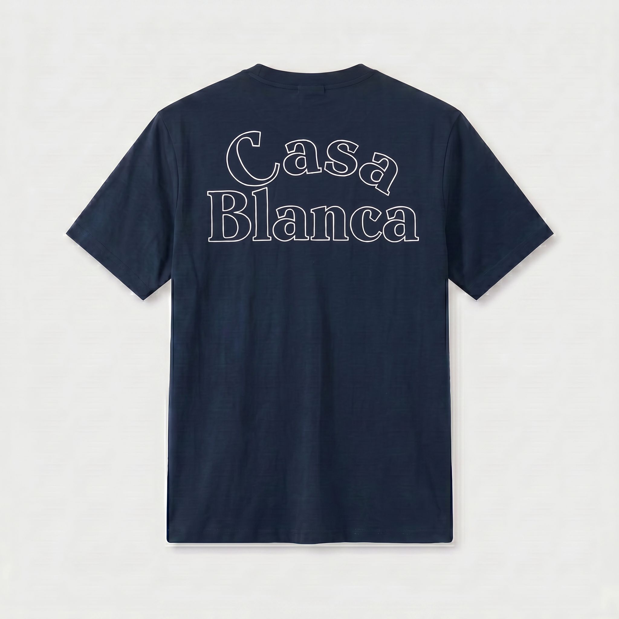Camiseta 66786 Basica Azul Oscuro para hombre