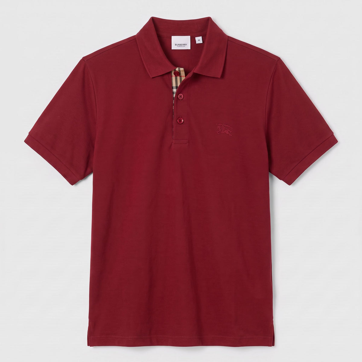 Camiseta 185041 Tipo Polo  Vino tinto para hombre