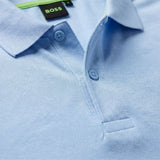 Camiseta 185022 Tipo Polo Azul Claro para hombre