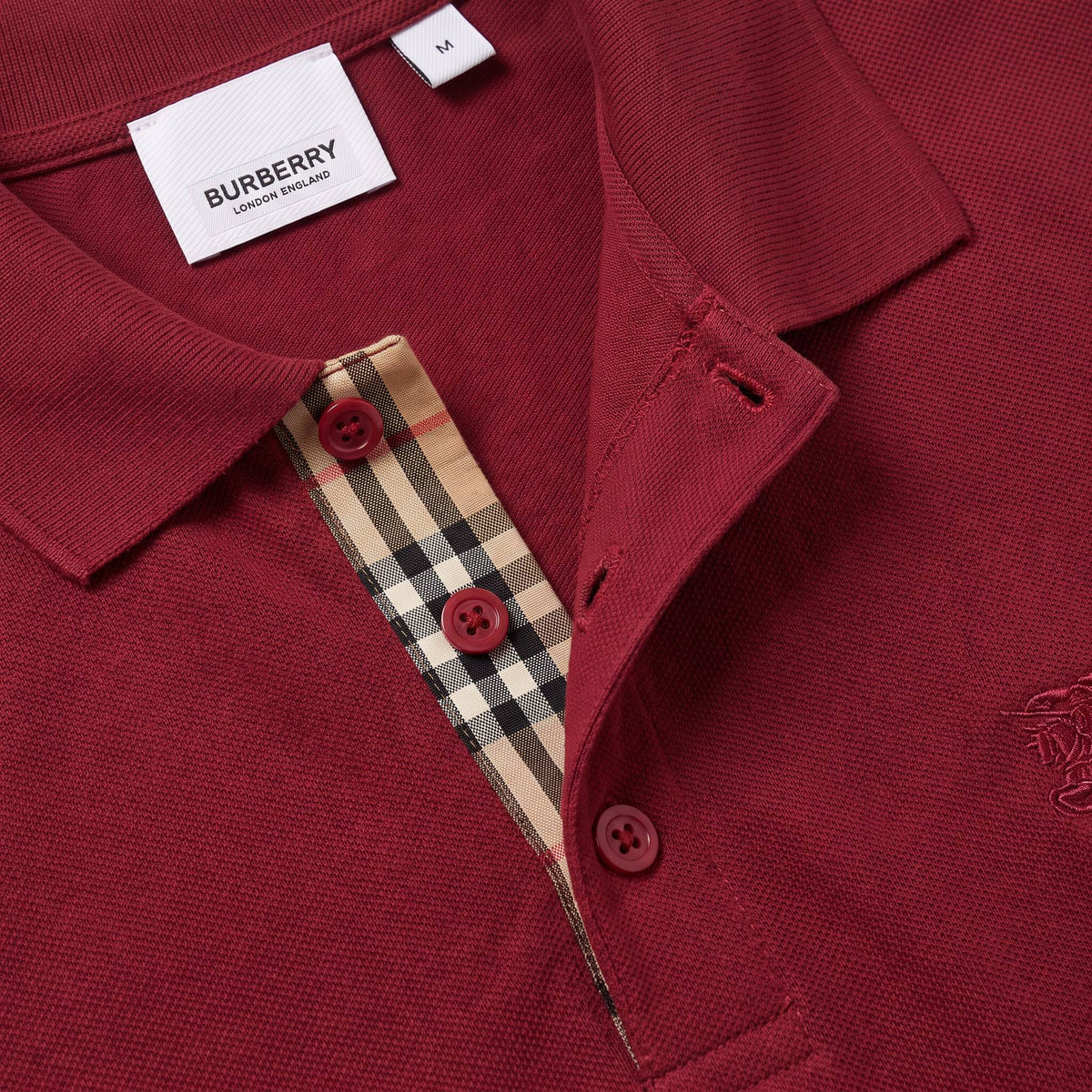 Camiseta 185041 Tipo Polo  Vino tinto para hombre