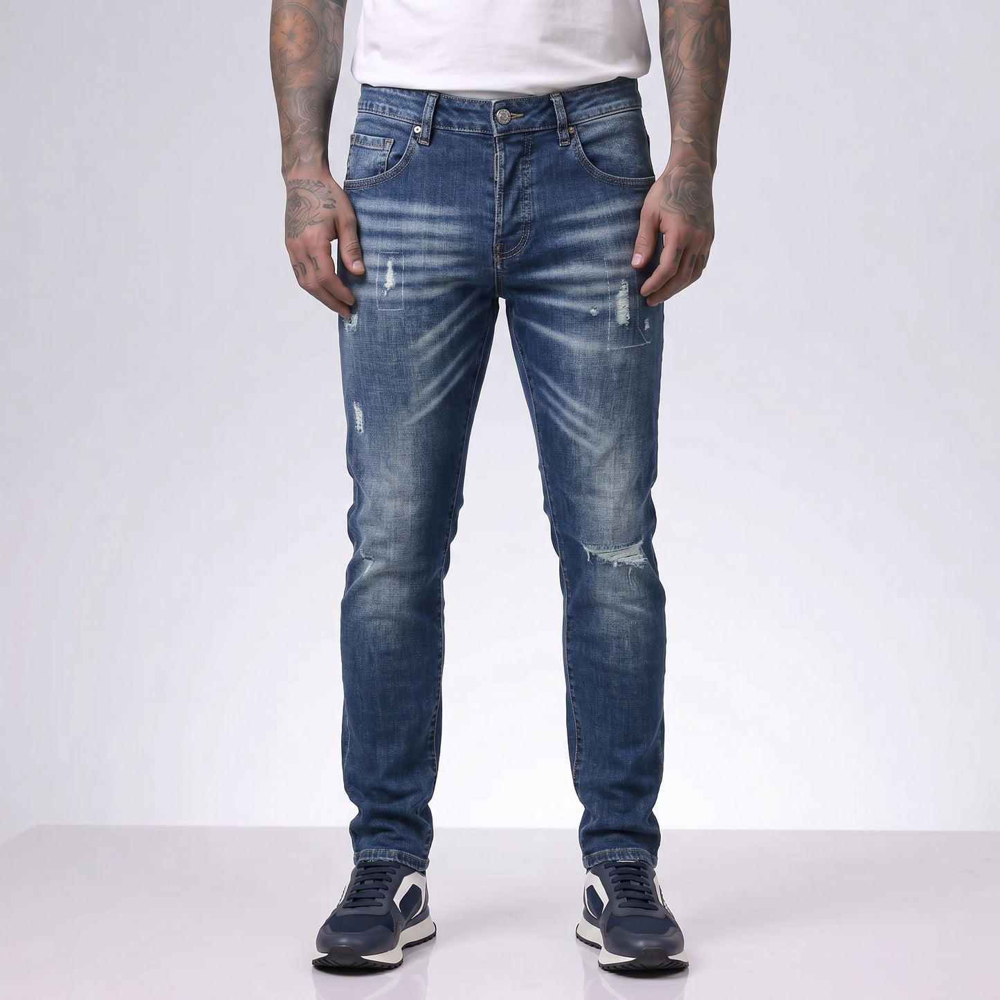 Jean DS S223 Azul Para Hombre