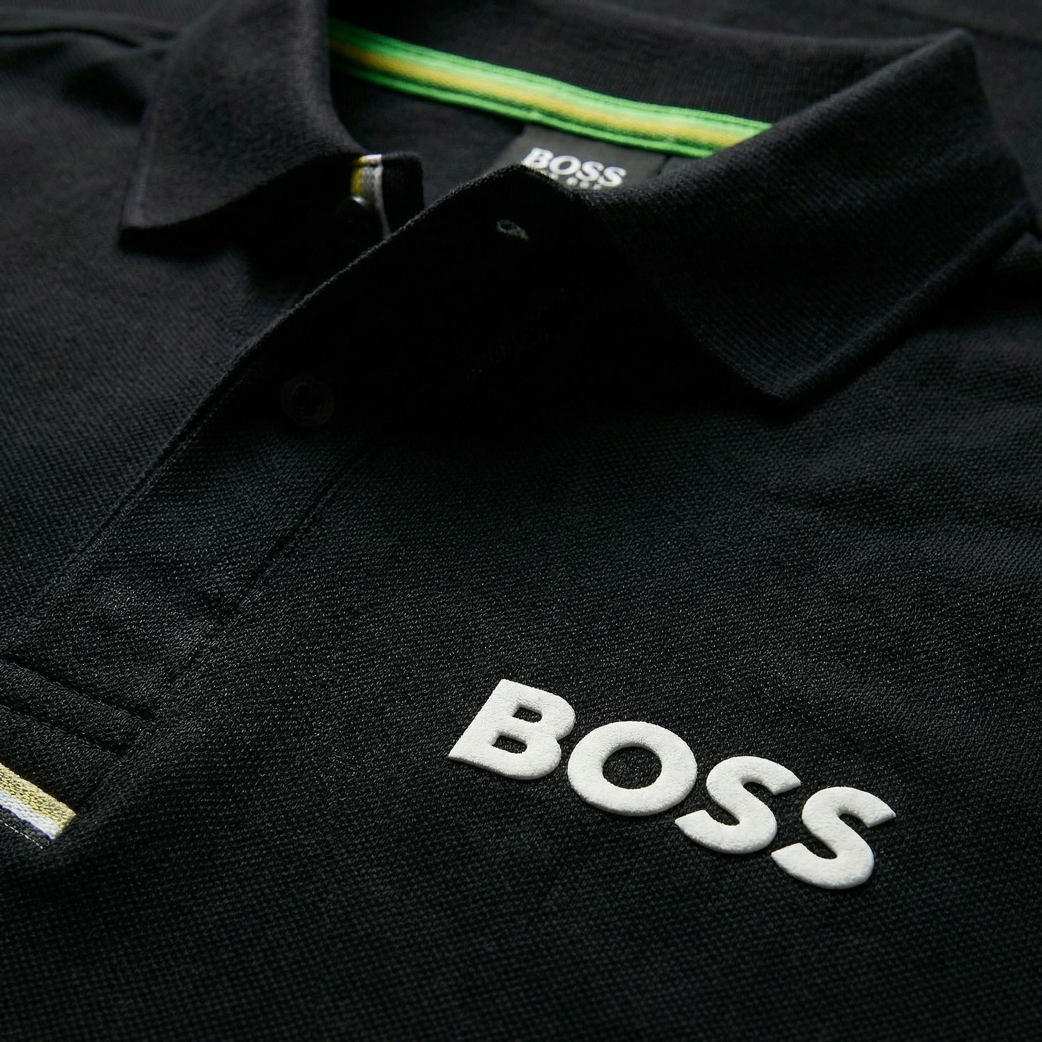 Camiseta 918006 Tipo Polo Negro para hombre