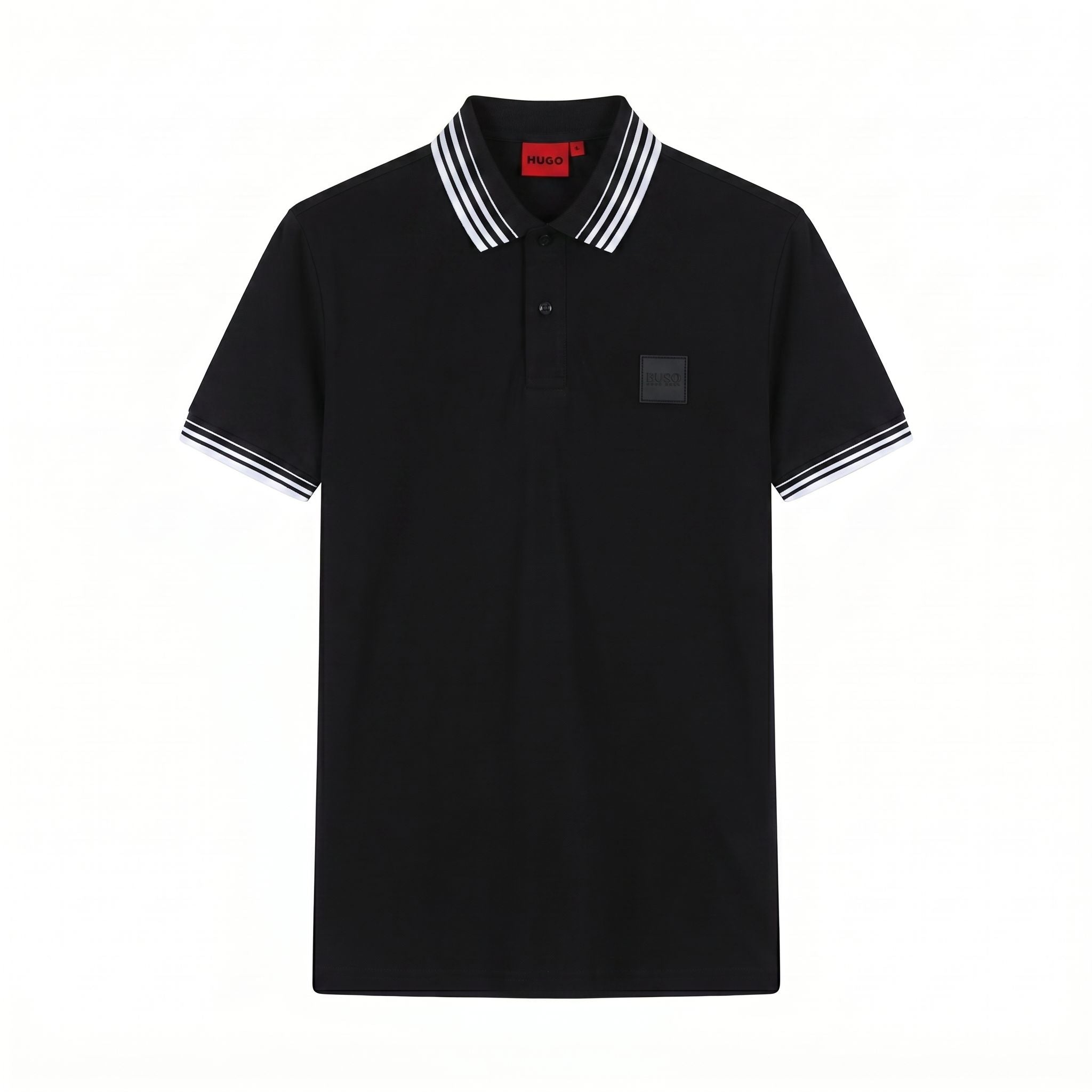 Camiseta 918022 Tipo Polo Negro para hombre