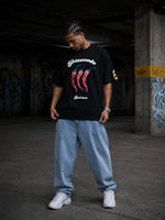 Camiseta 881199 Oversize Negro para hombre