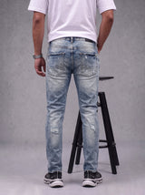 Jean PP PU056 Azul Para Hombre