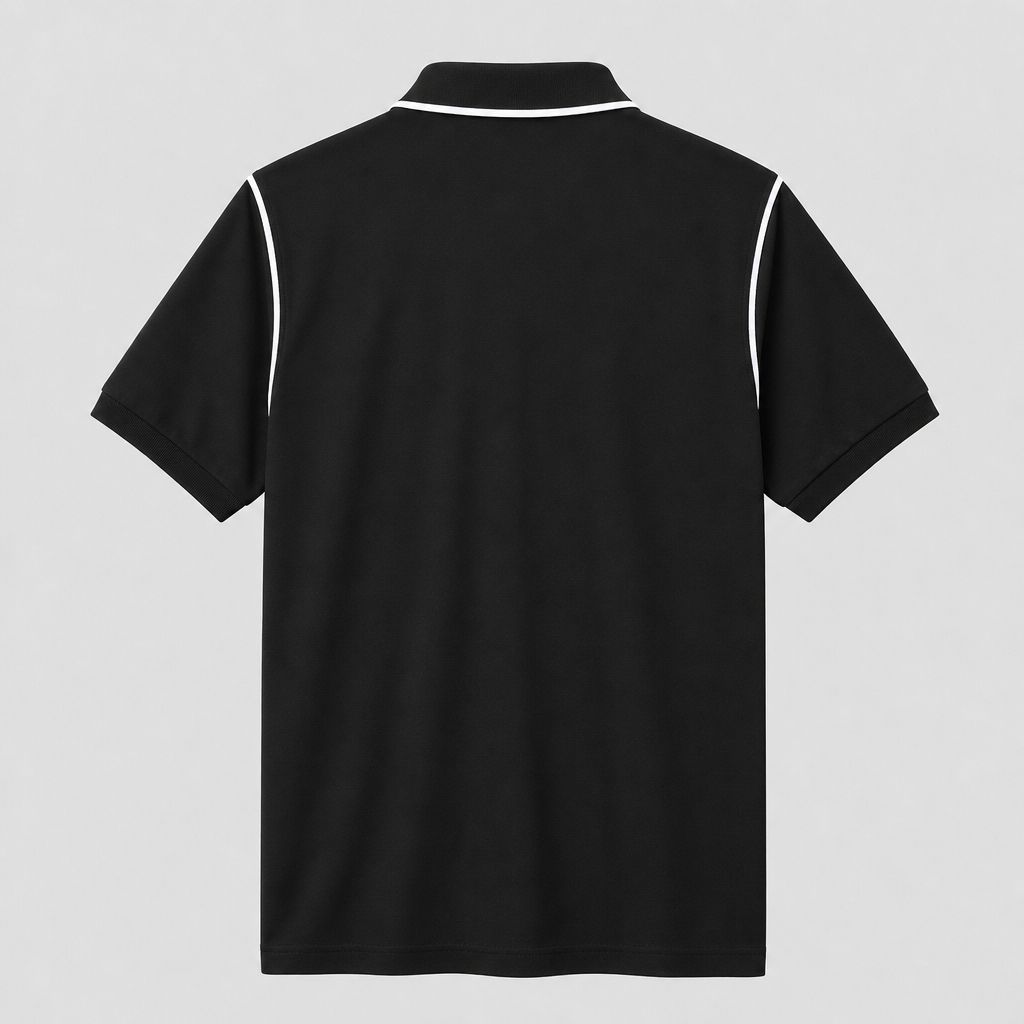 Camiseta 185033 Tipo Polo Negro para hombre