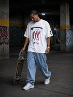 Camiseta 881199 Oversize Blanco para hombre
