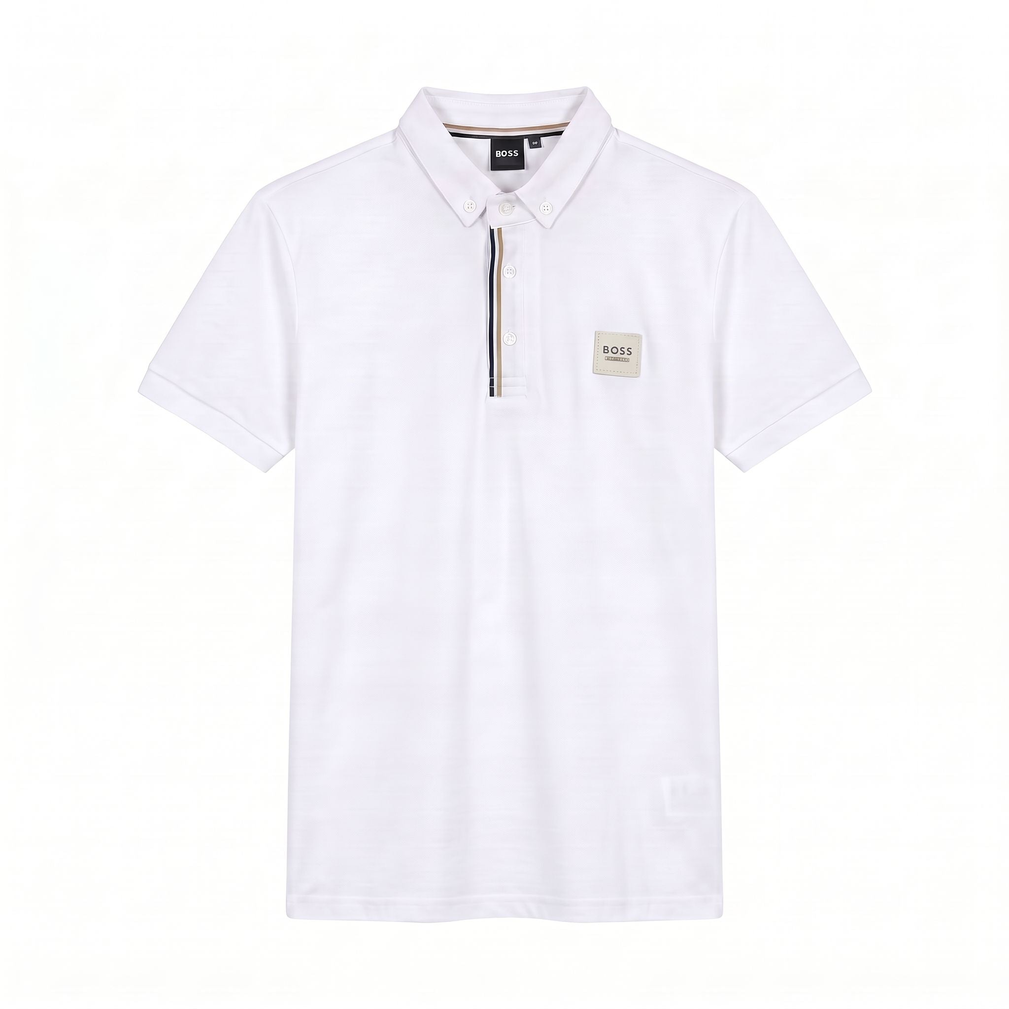 Camiseta 185026 Tipo Polo Blanco para hombre