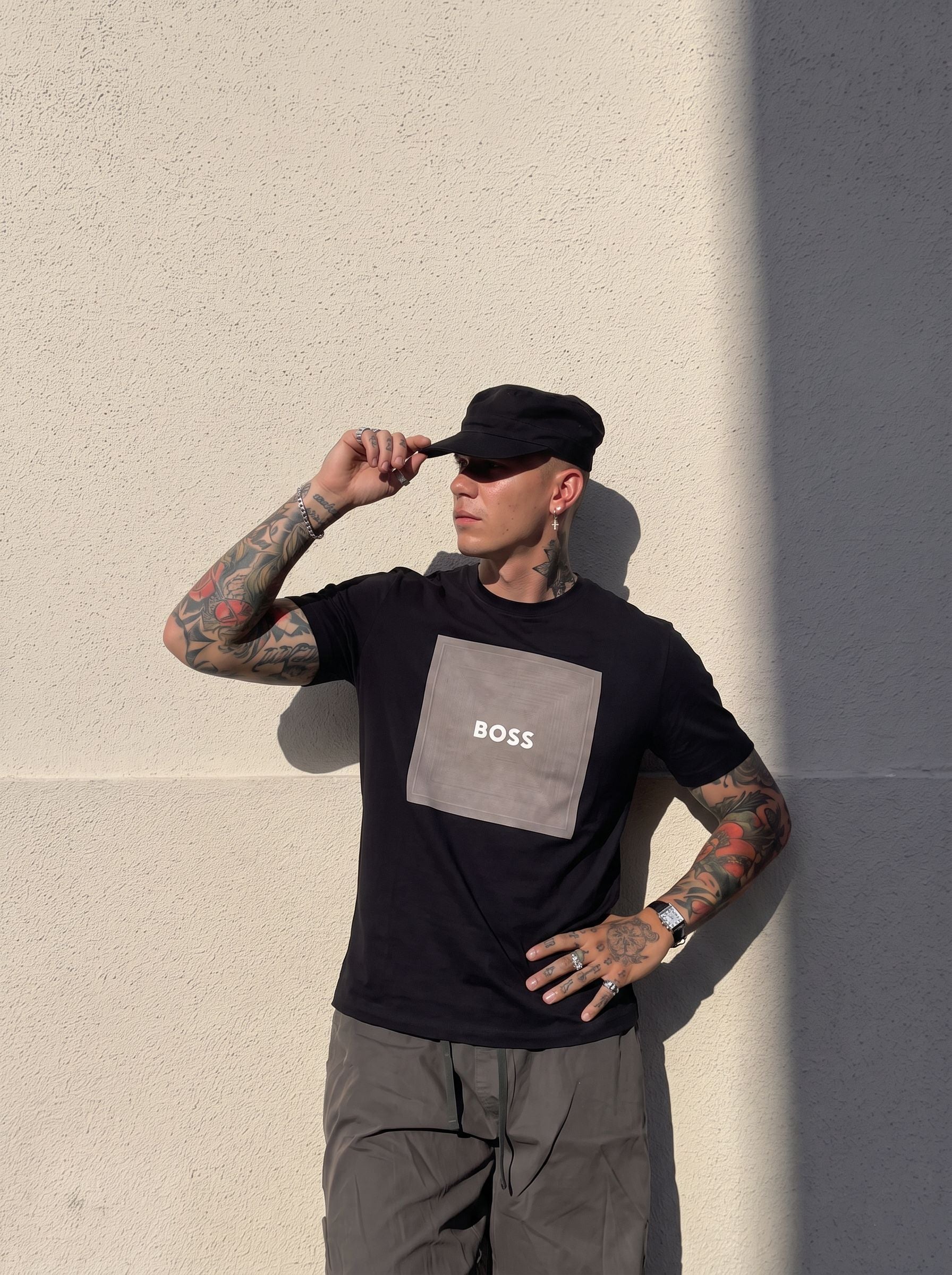 Camiseta 921046 Basica Negro para hombre