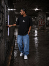 Camiseta 788364 Oversize Negro para hombre
