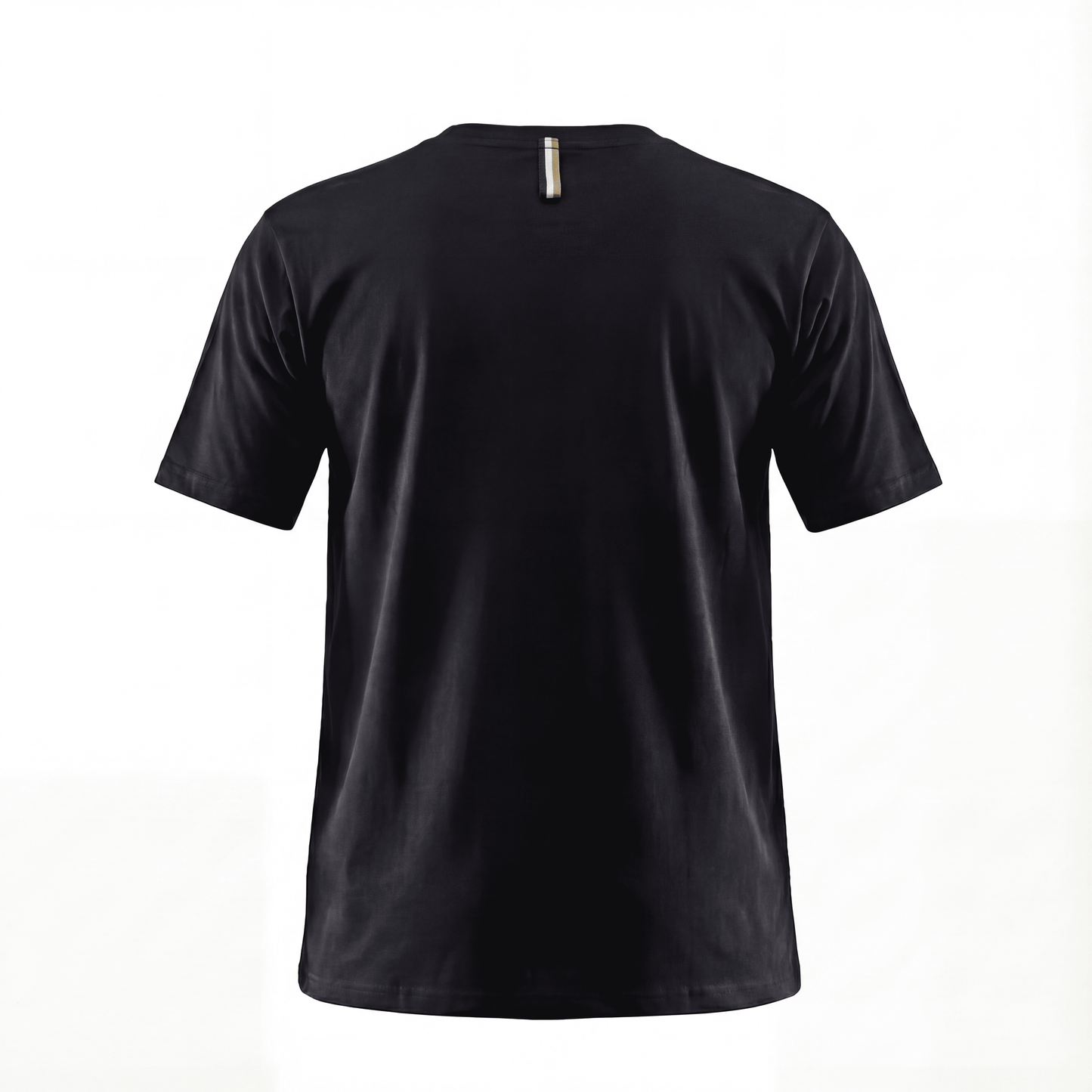 Camiseta B66048 Básica Negra Para Hombre