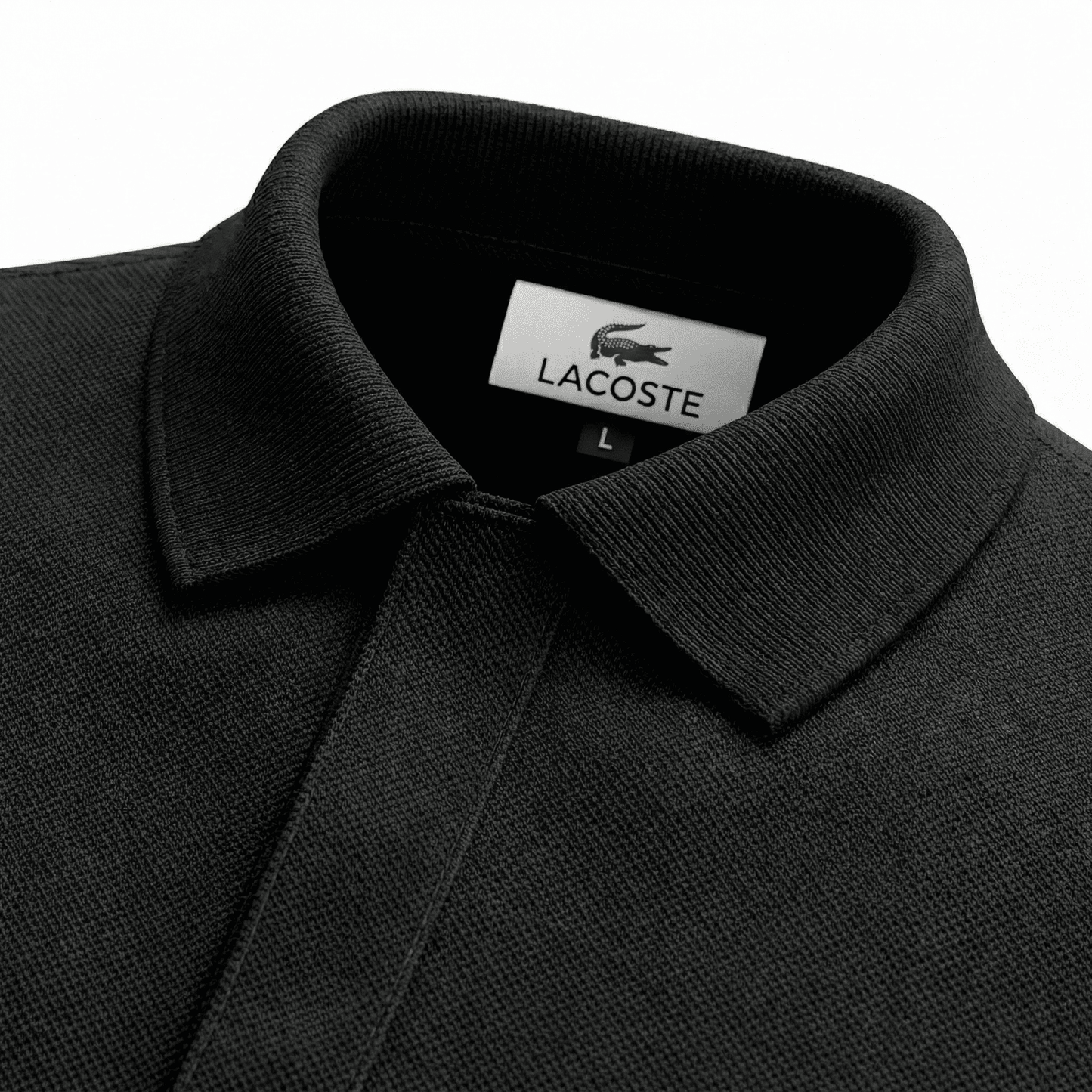 Camiseta 38032 Tipo Polo Negra  Para Hombre