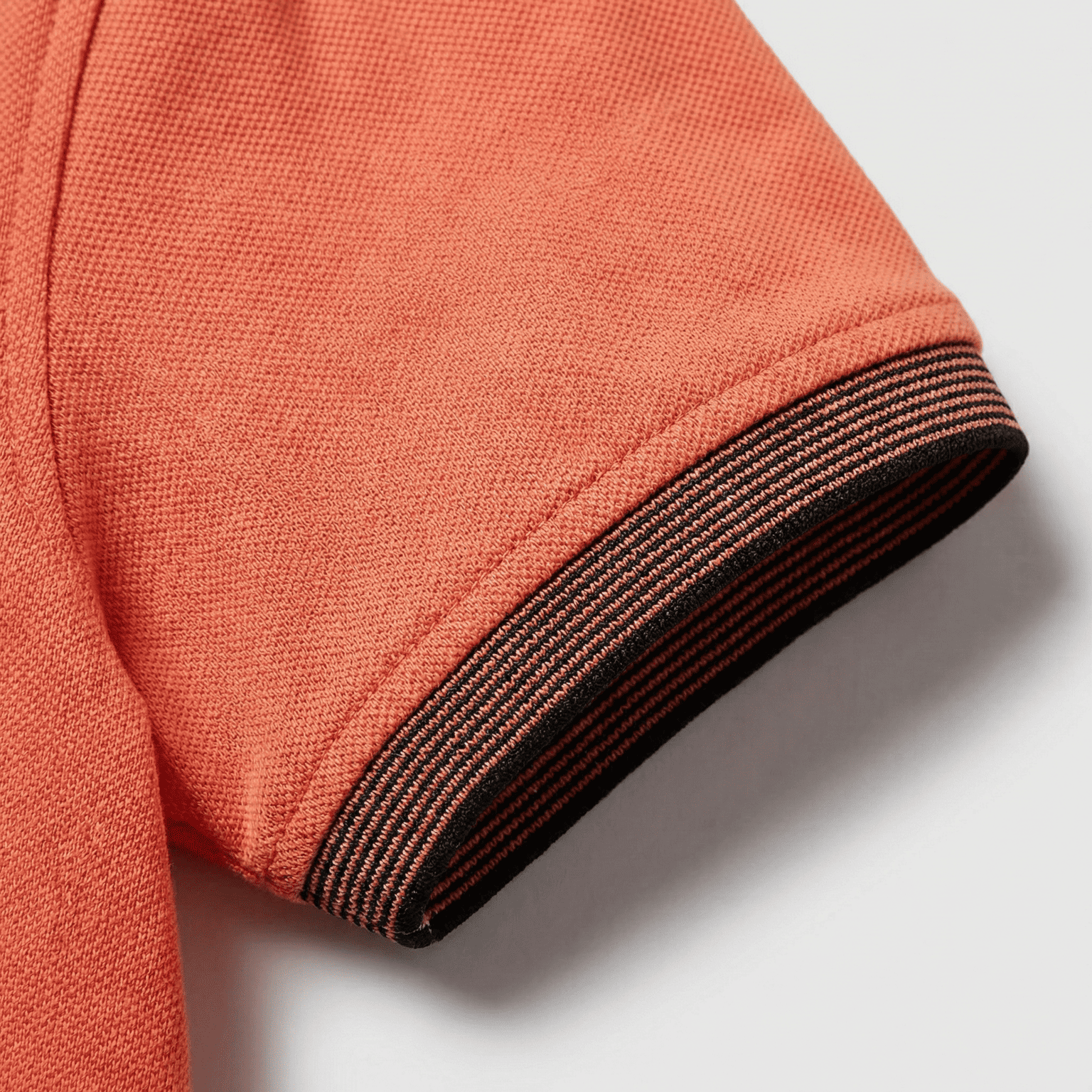 Camiseta 185017 Tipo Polo Naranjada Para Hombre