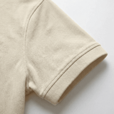 Camiseta 38032 Tipo Polo Crema Para Hombre