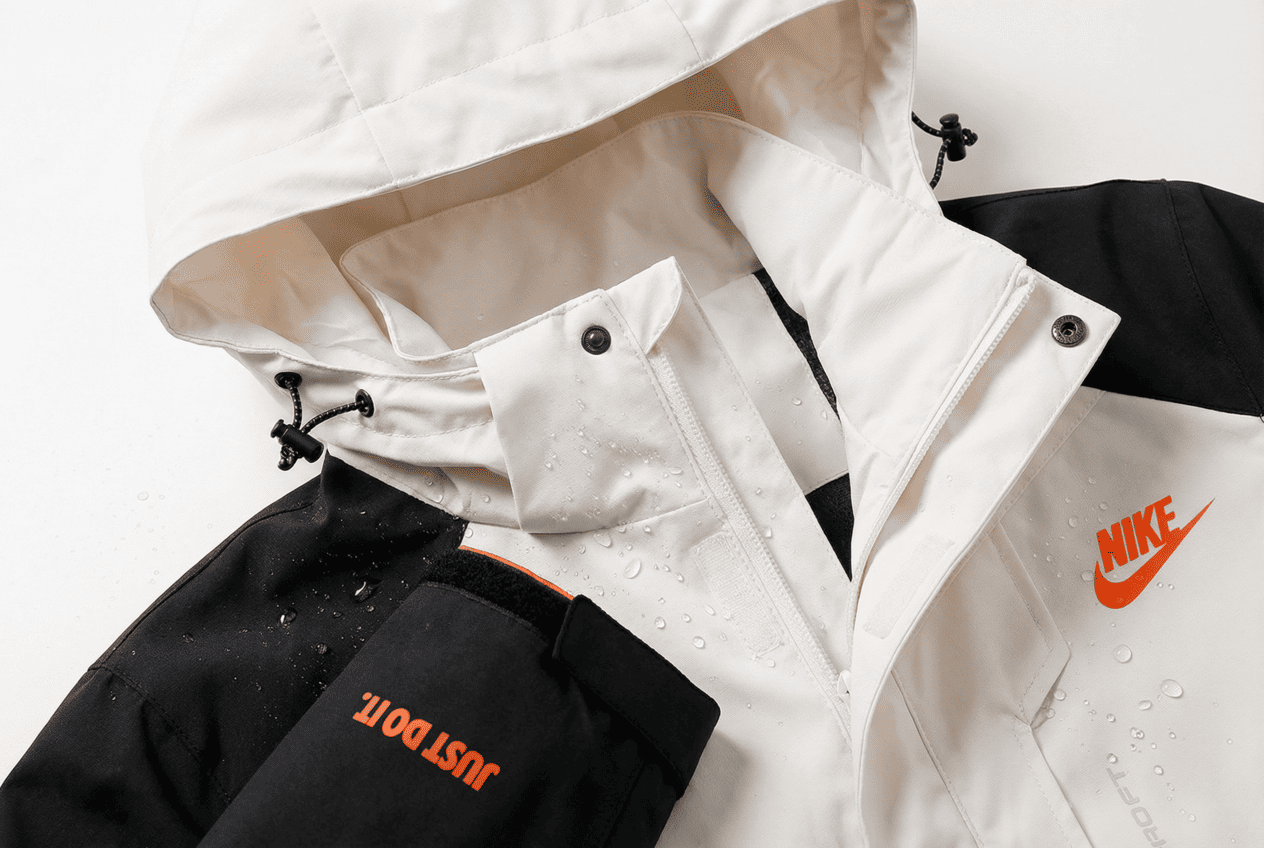 Chaqueta Deportiva Blanco/Negro Para Hombre Ref. 1818