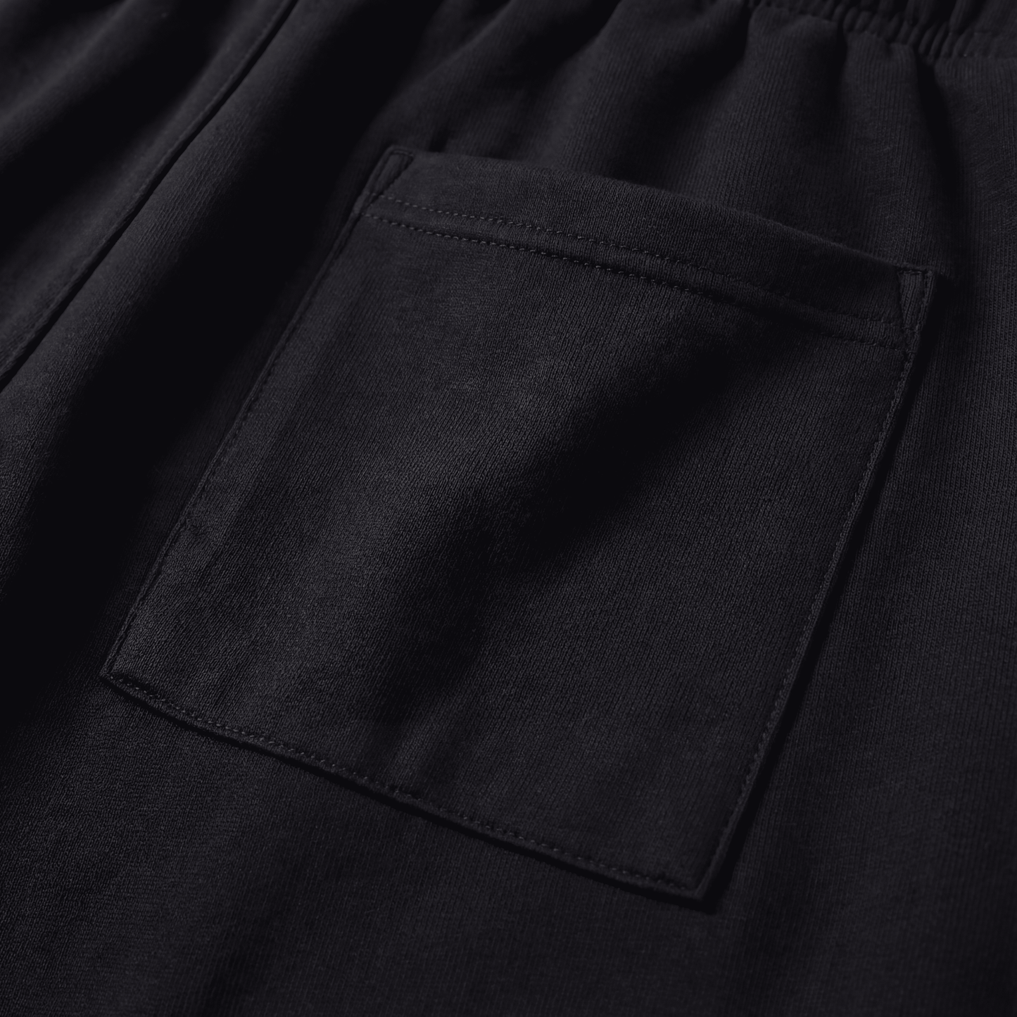 Bermuda 1818018 Negra De Algodón Para Hombre