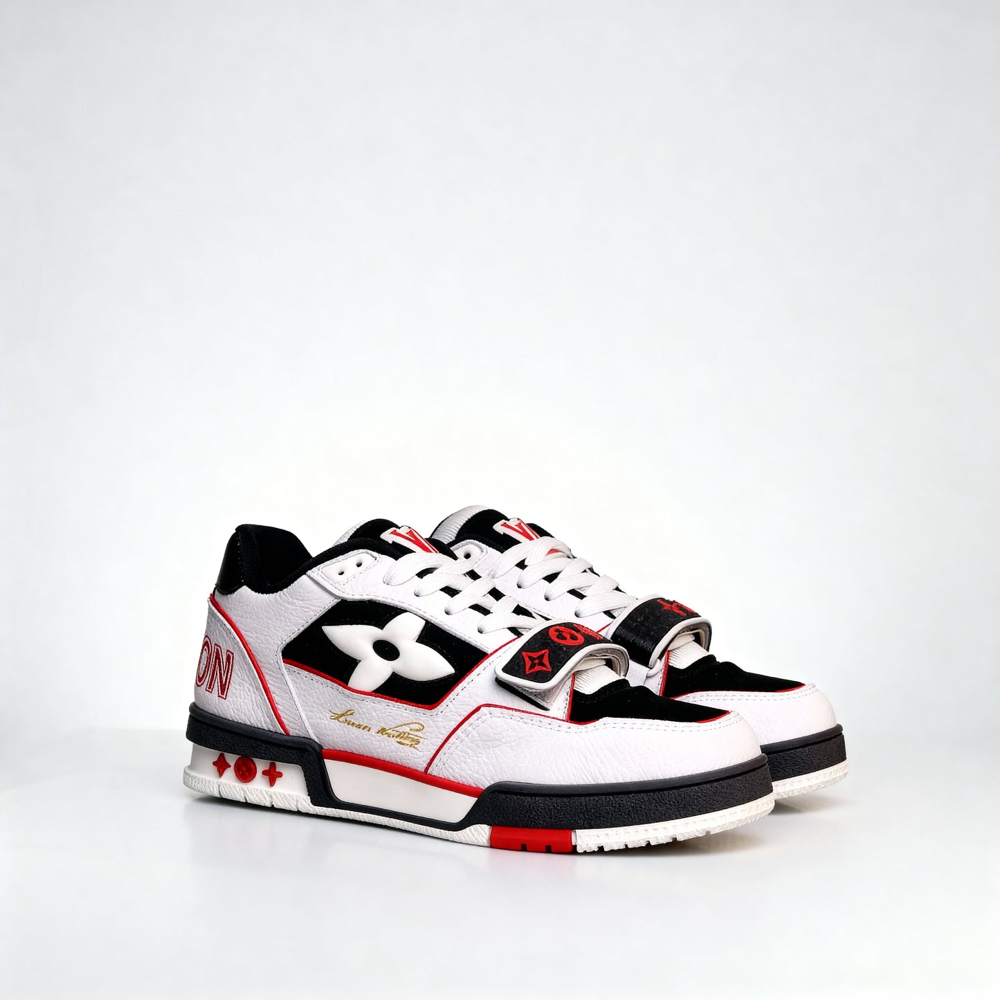 Sneakers LV Trainer Blanco/Rojo