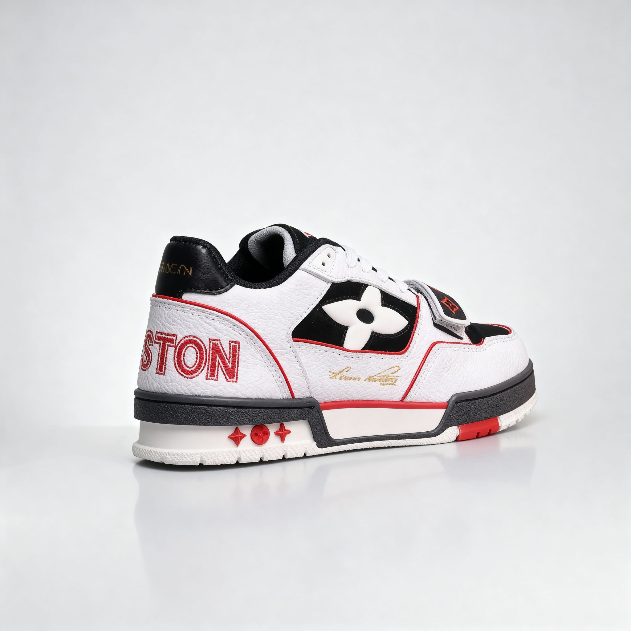 Sneakers LV Trainer Blanco/Rojo