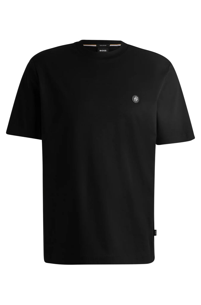 Camiseta 66010 Estampada Negra Para Hombre