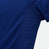 Camiseta Deportiva Azul Oscuro Para Hombre Ref. CAM42