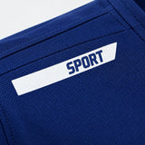 Camiseta Deportiva Azul Oscuro Para Hombre Ref. CAM34