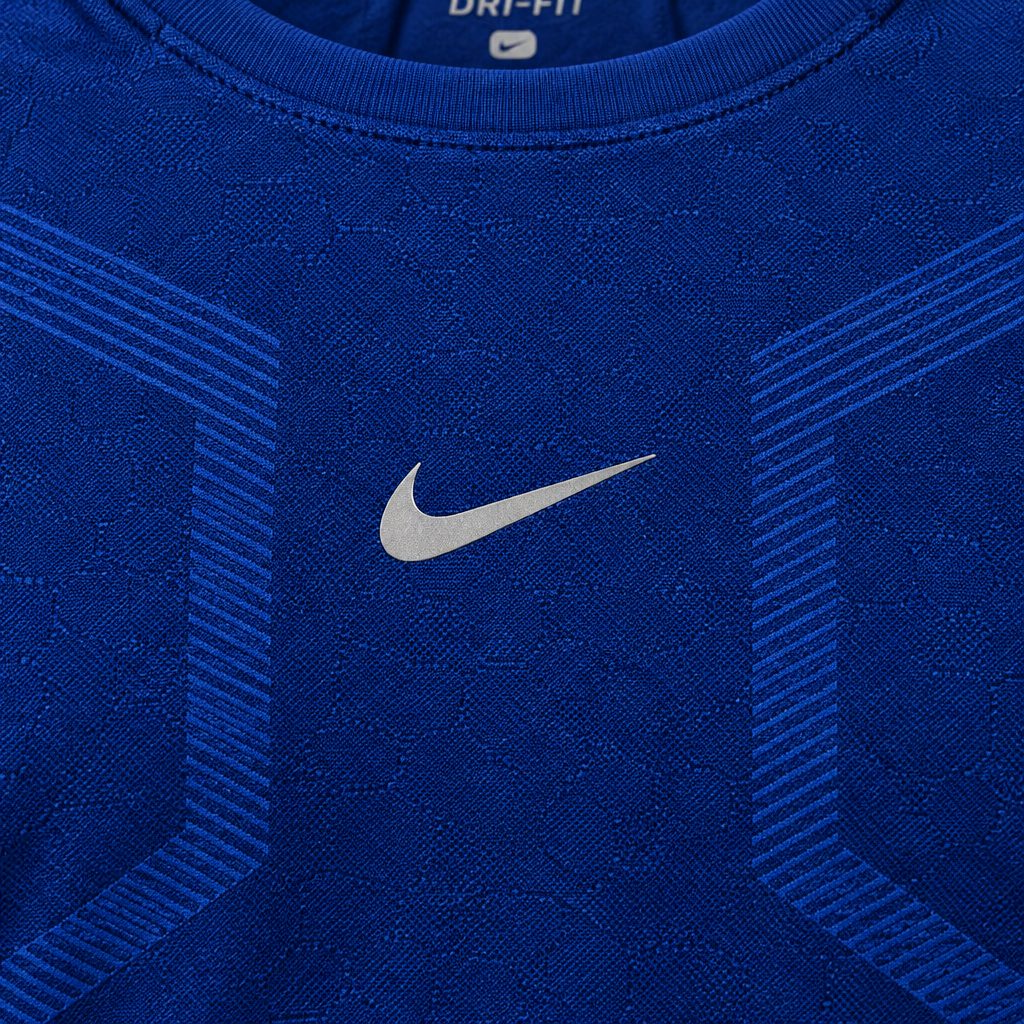 Camiseta Deportiva Azul Oscuro Para Hombre Ref. CAM43