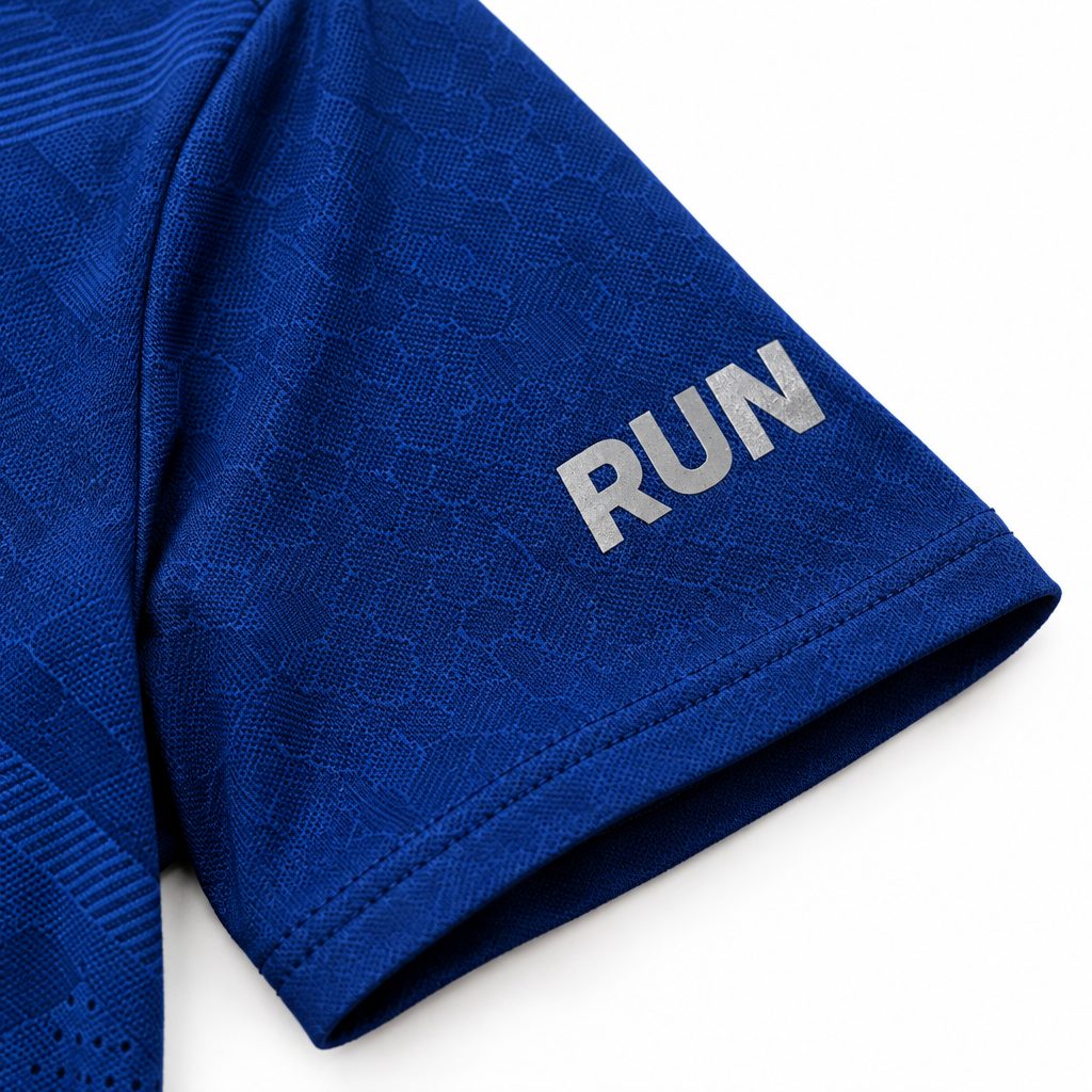 Camiseta Deportiva Azul Oscuro Para Hombre Ref. CAM43