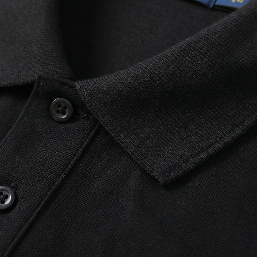 Camiseta 918007 Tipo Polo Negro para hombre