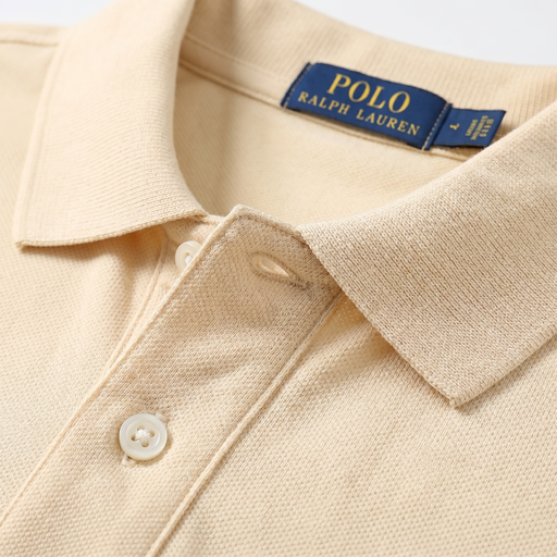 Camiseta 918007 Tipo Polo Crema para hombre