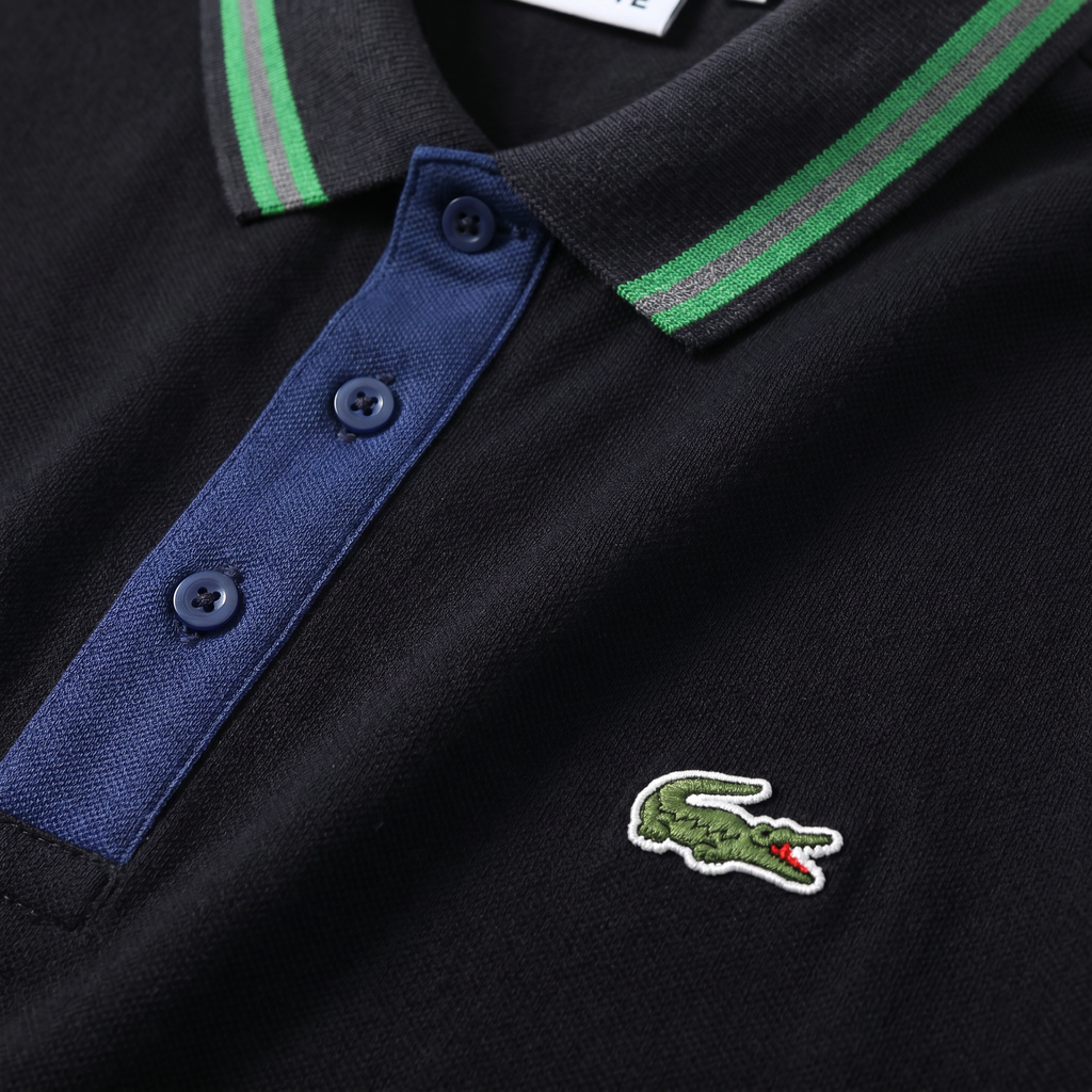 Camiseta 918009 Tipo Polo Negro para hombre
