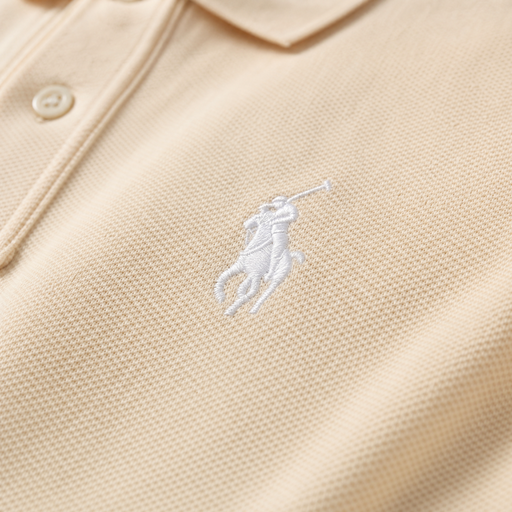 Camiseta 918007 Tipo Polo Crema para hombre