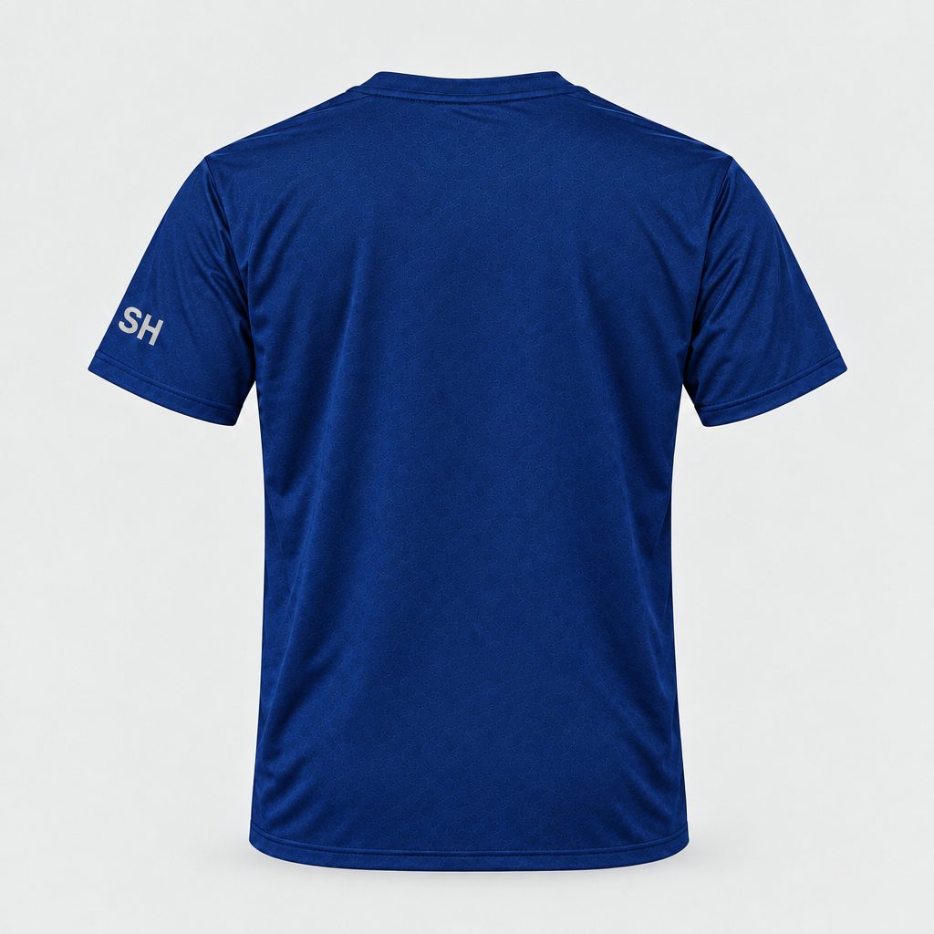 Camiseta Deportiva Azul Oscuro Para Hombre Ref. CAM43